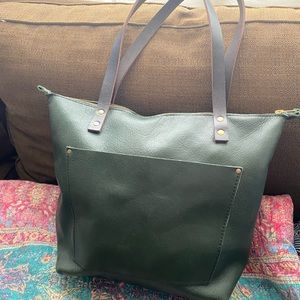 Portland Leather Goods Medium Zip Tote